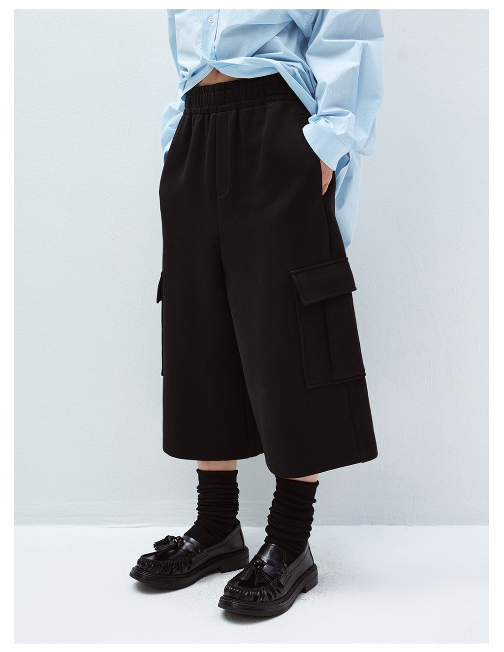 Air Cotton Cargo Sweat Shorts