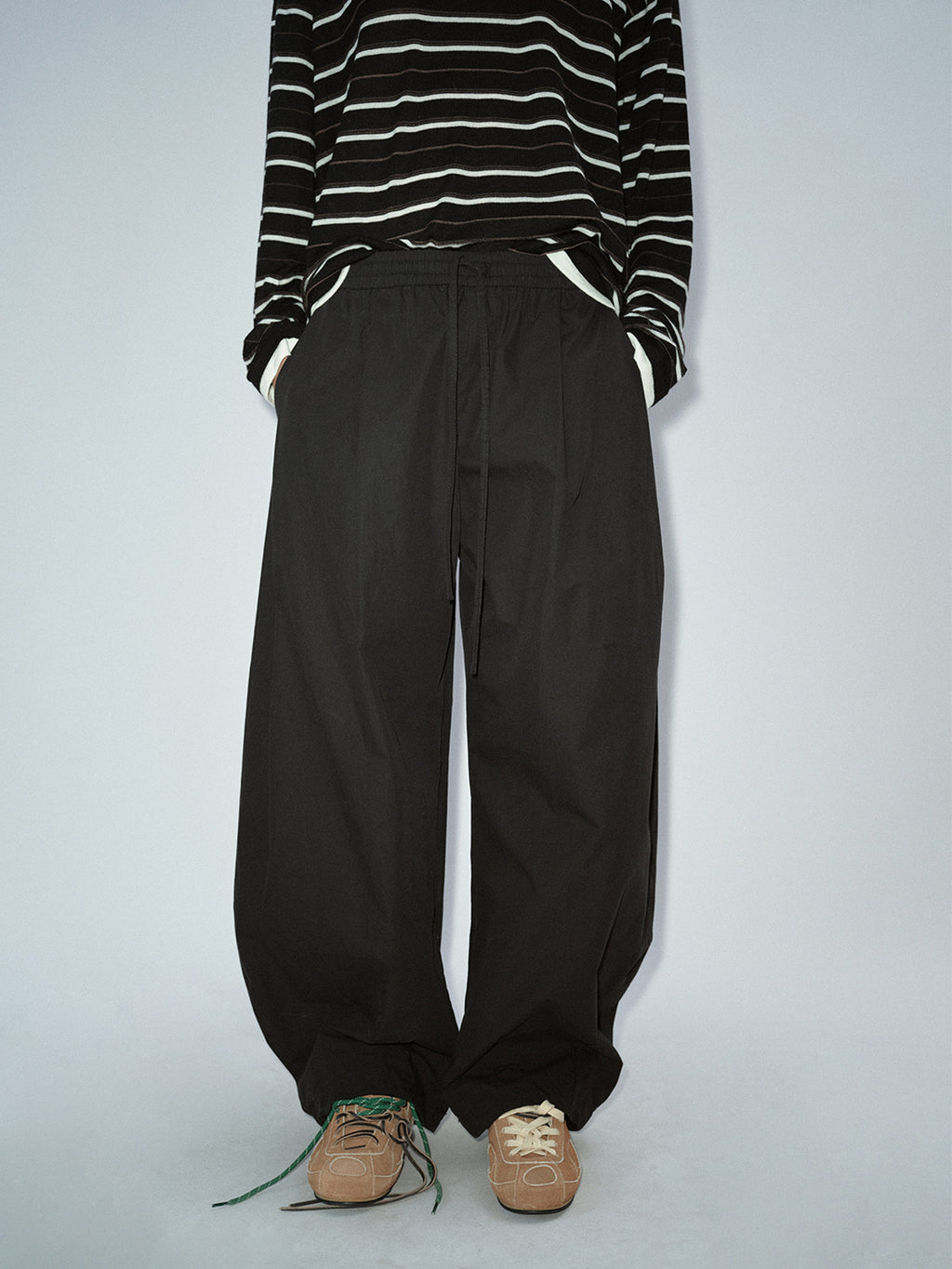 Drawstring Parachute Pants