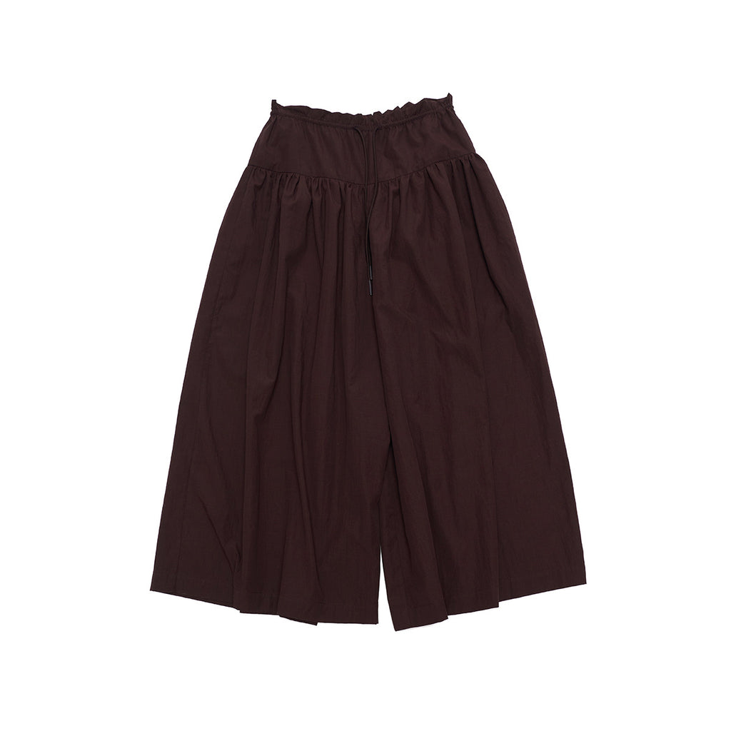 Versatile Lace High-Waist Wide-Leg Skirt Pants