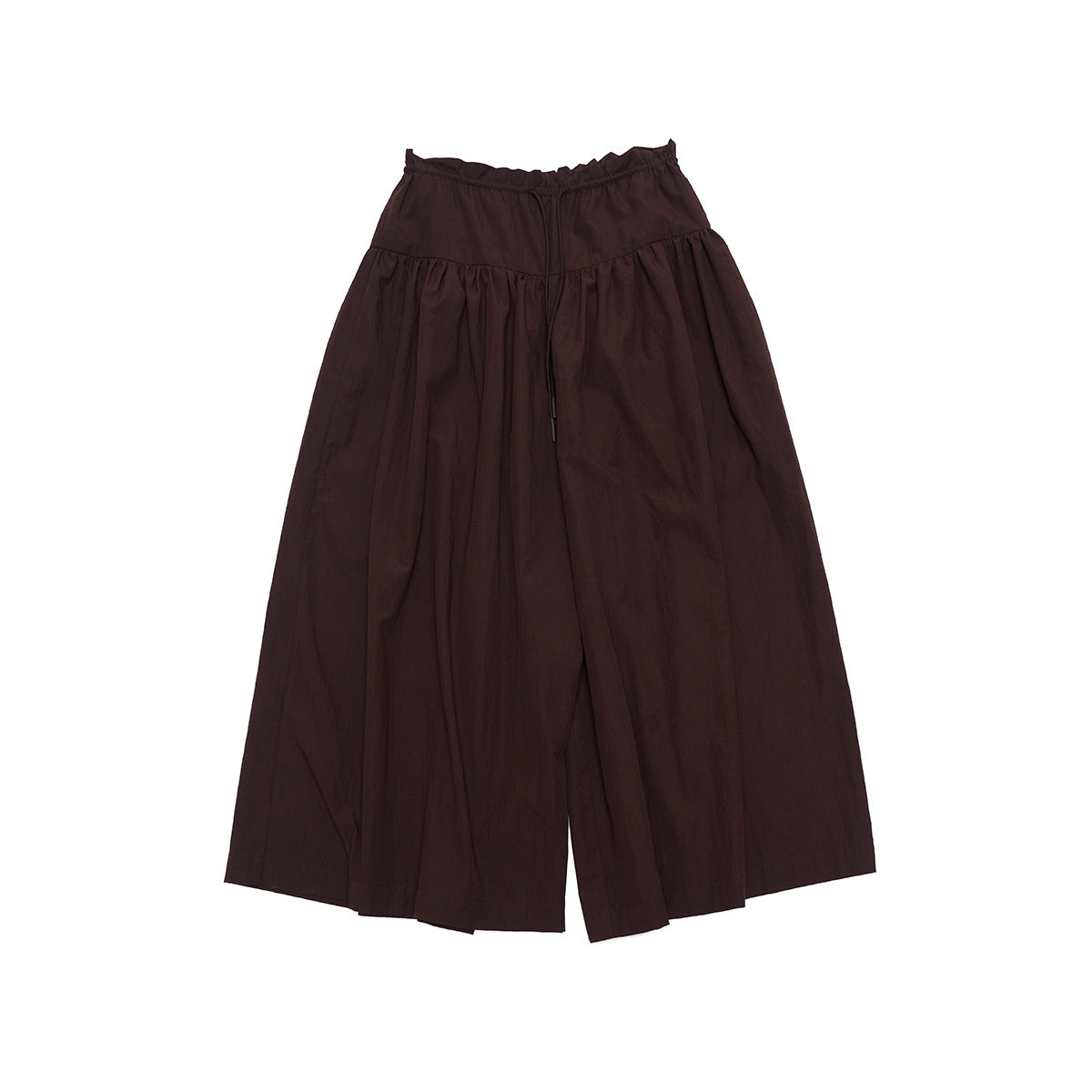 Versatile Lace High-Waist Wide-Leg Skirt Pants