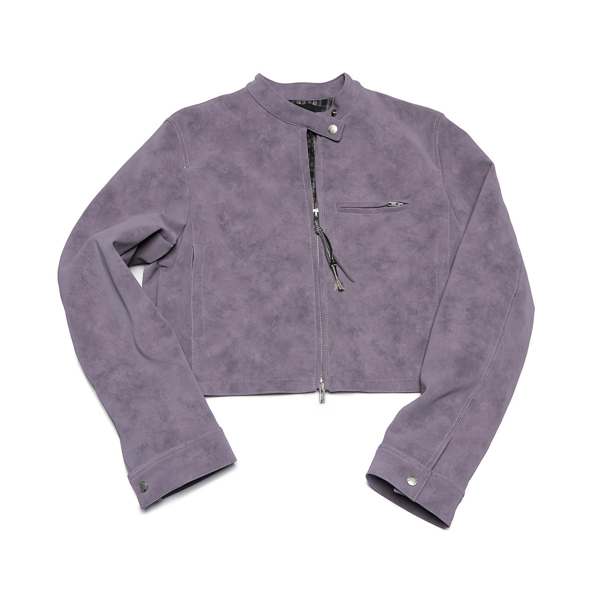 Vintage Style Suede Slim Jacket
