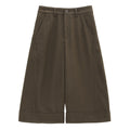 High Waist Tailored Culotte Pants