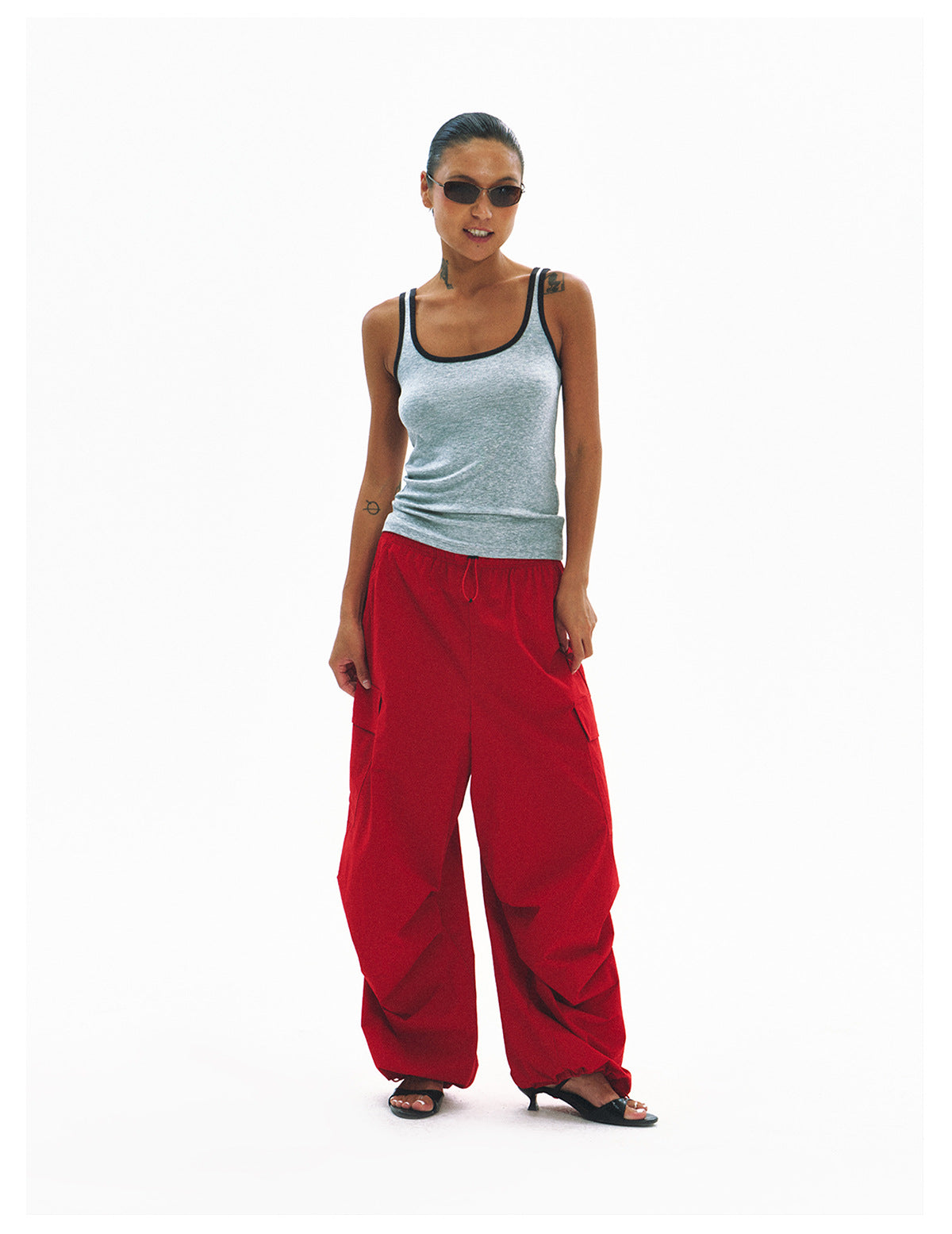 Cooling Sporty Elastic Waist Casual Pants