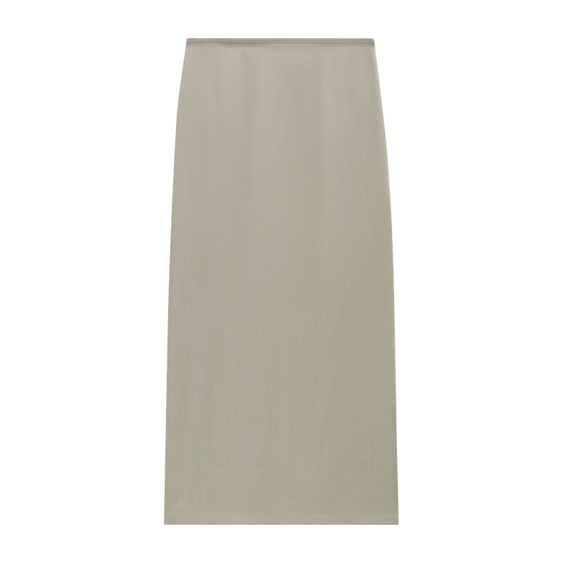 A-line Elegant Maxi Skirt