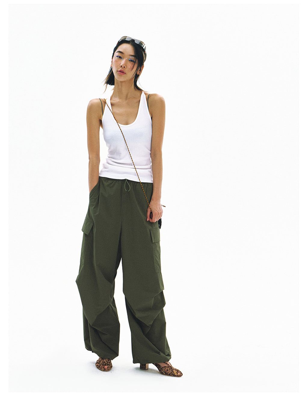 Cooling Sporty Elastic Waist Casual Pants
