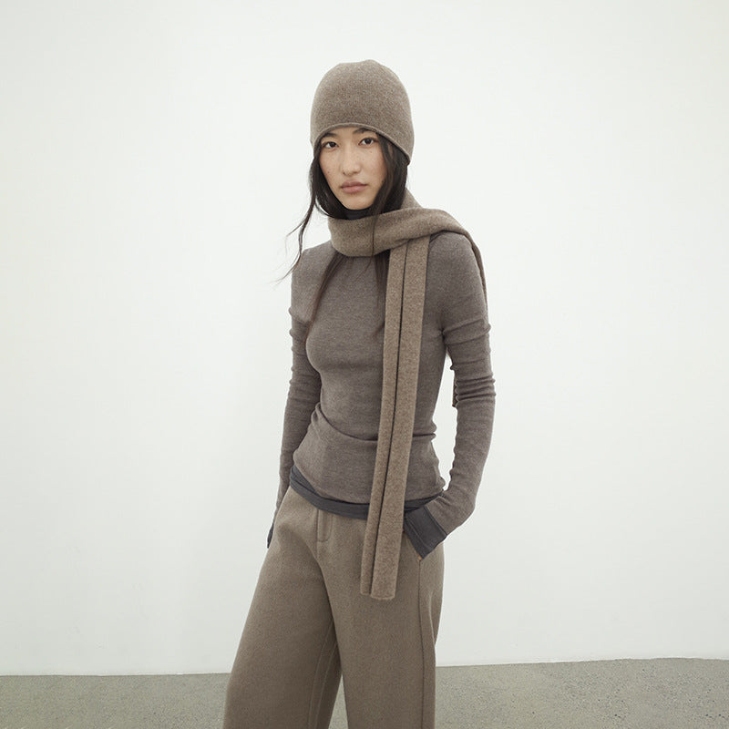 100% Wool Skin-friendly Warm Relaxed Scarf