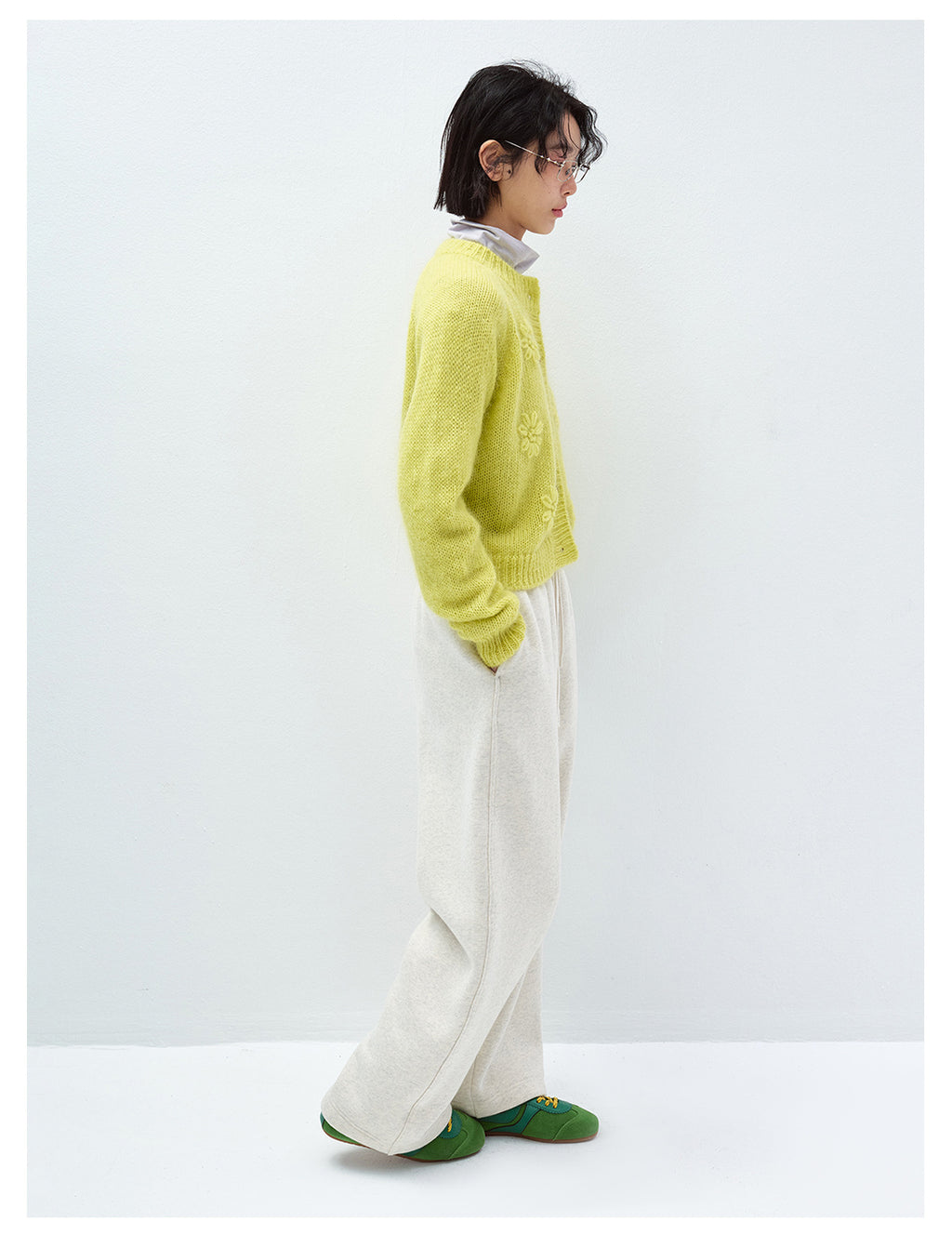 Thick Fleece Elastic Waist Sweatpants