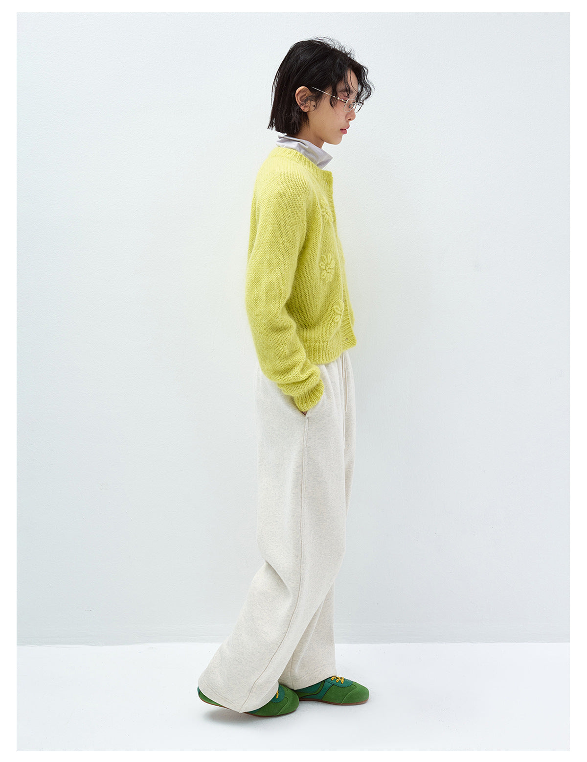 Thick Fleece Elastic Waist Sweatpants