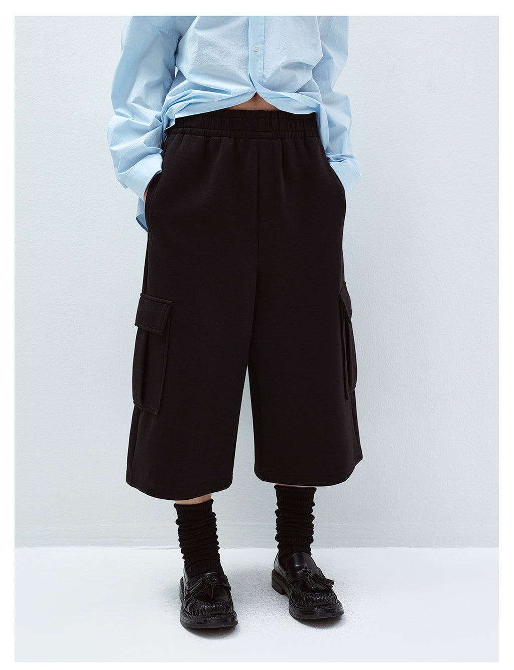 Air Cotton Cargo Sweat Shorts