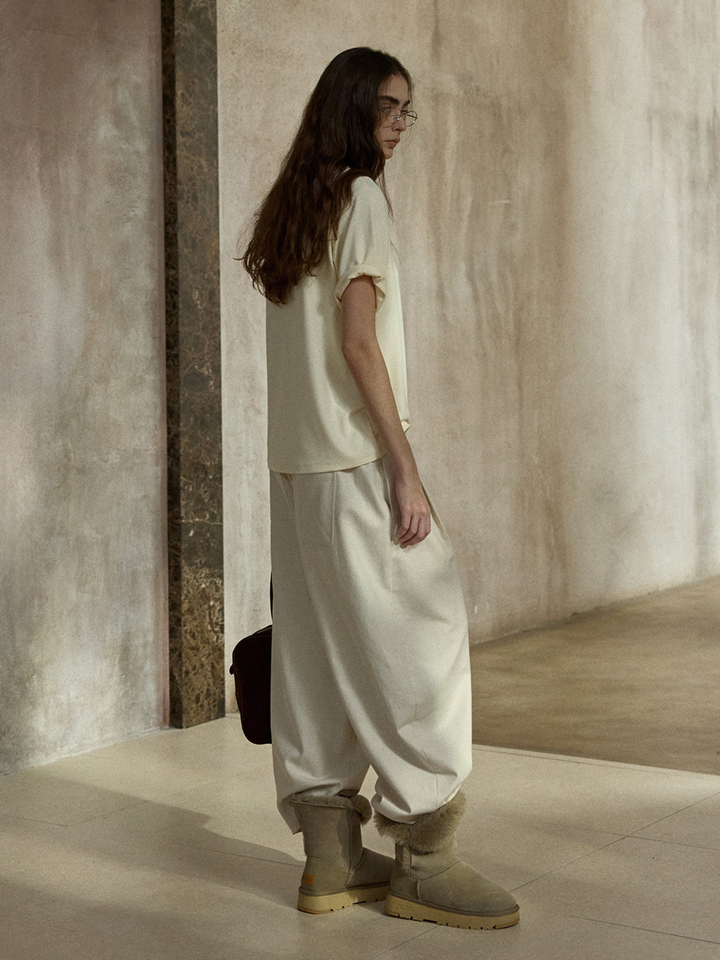 Relaxed Tapered Drawstring Pants