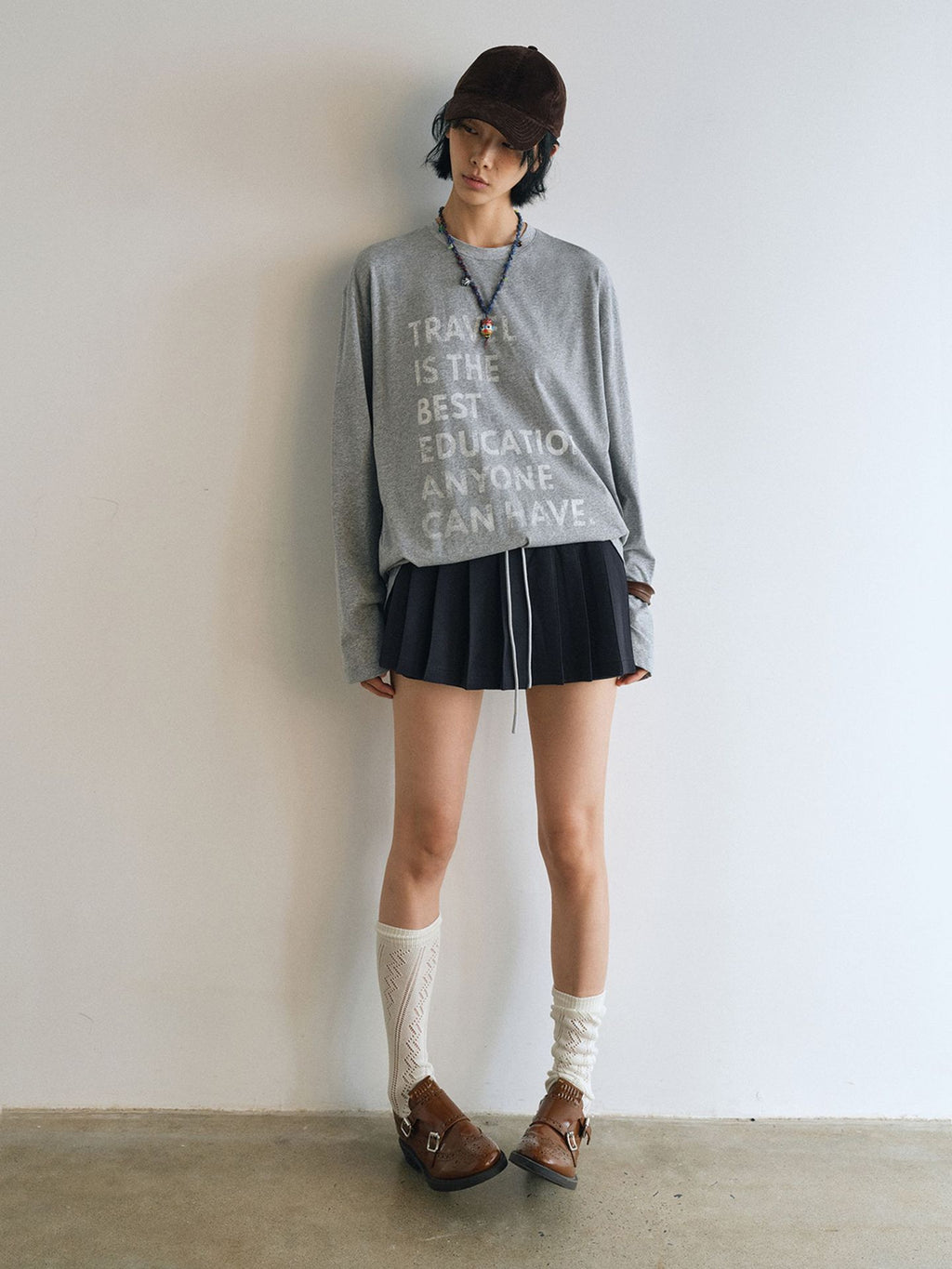 Classic Versatile Pleated Mini Skirt