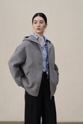 Ffluffy And Soft Wool Cashmere Double-sided Coat