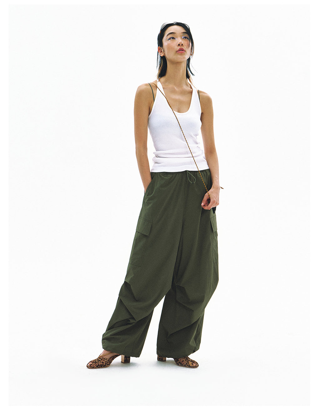 Cooling Sporty Elastic Waist Casual Pants