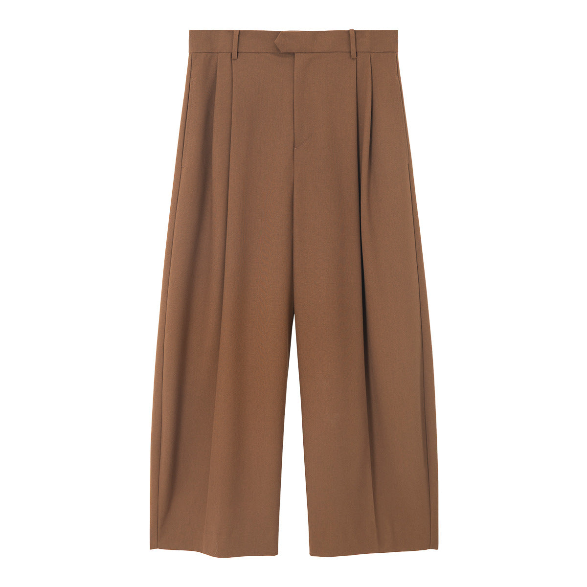 Pleated Casual Wide-Leg Dress Pants