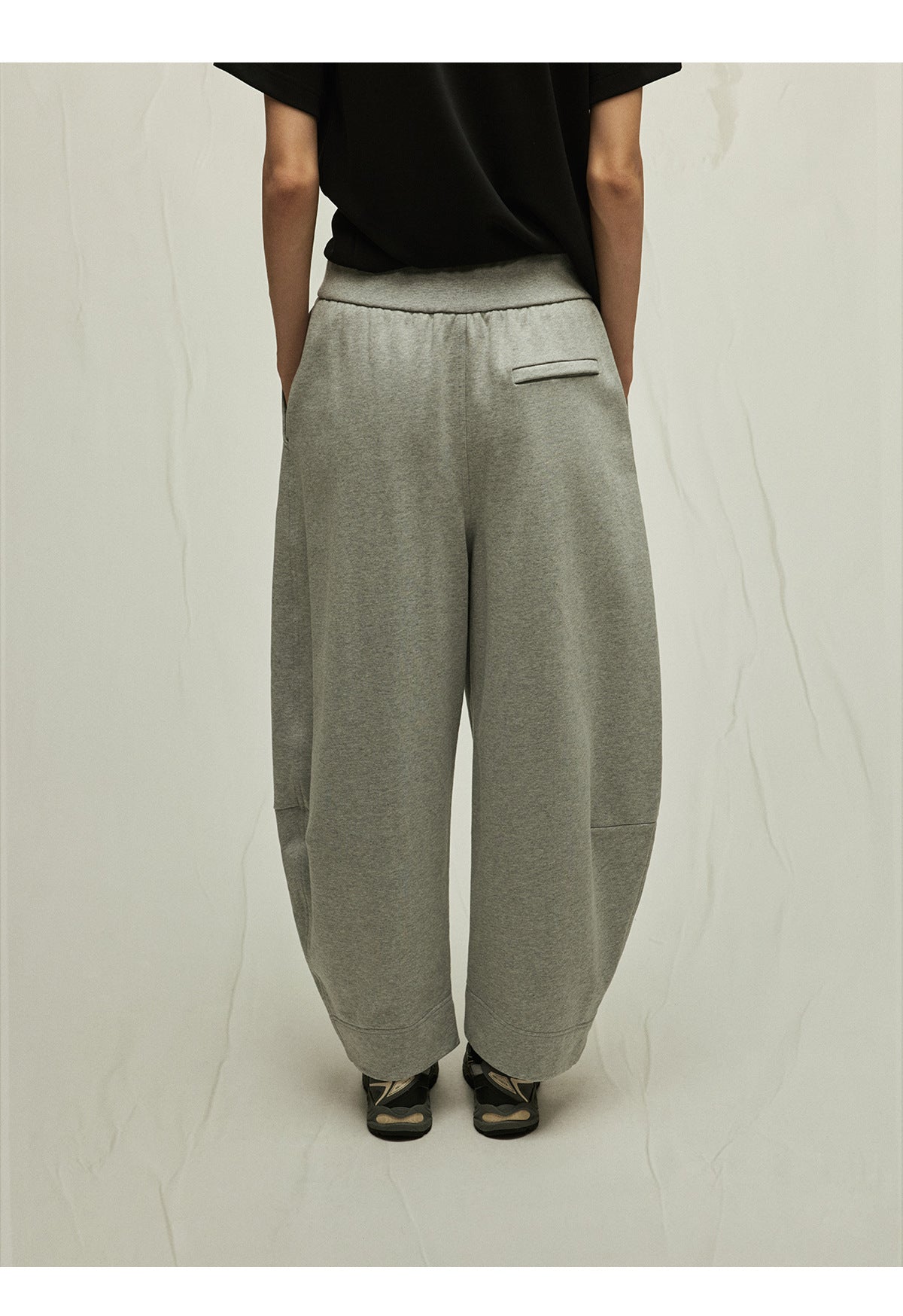 Comfortable Baggy Low-Rise Cotton Sweatpants