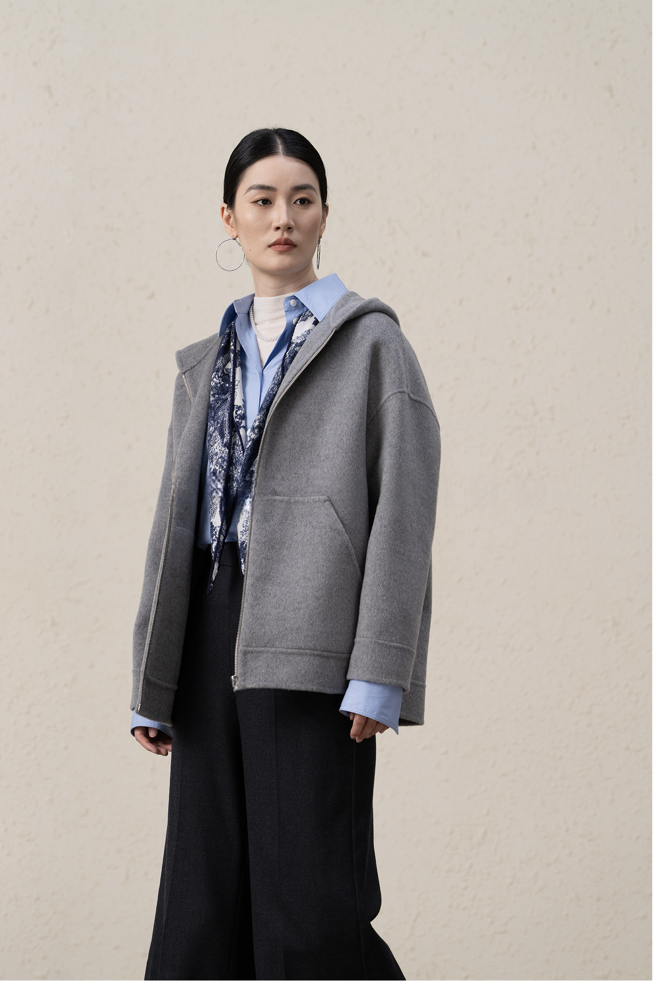 Ffluffy And Soft Wool Cashmere Double-sided Coat