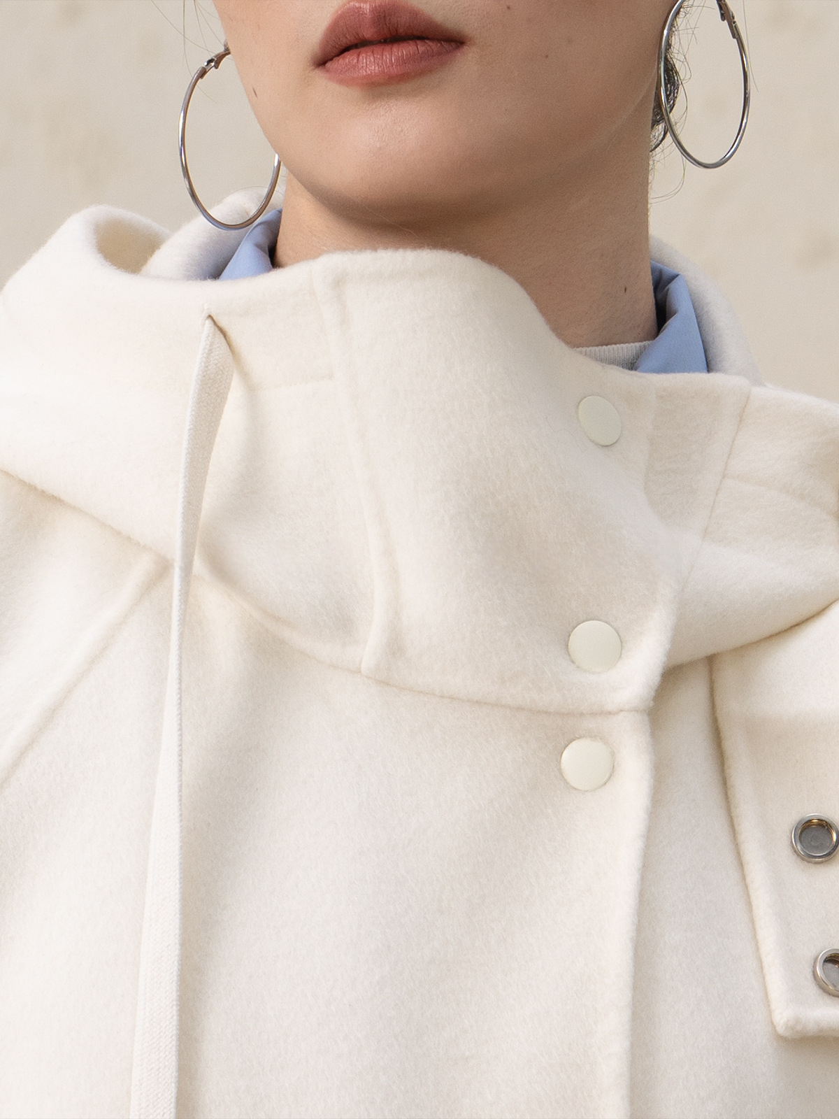 Merino Wool Cashmere Long Coat