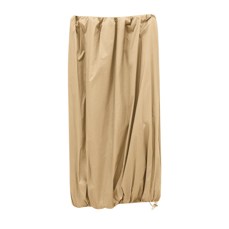Balloon Midi Skirt with Drawstring Hem