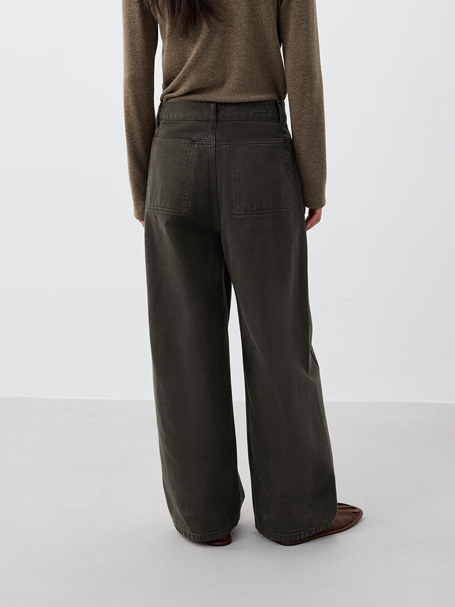 Relaxed Straight Leg Jeans