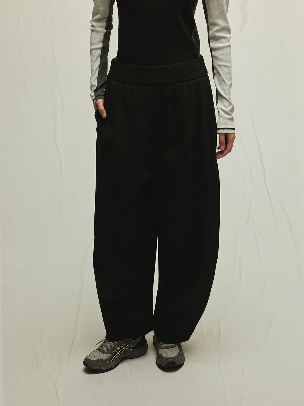 Comfortable Baggy Low-Rise Cotton Sweatpants