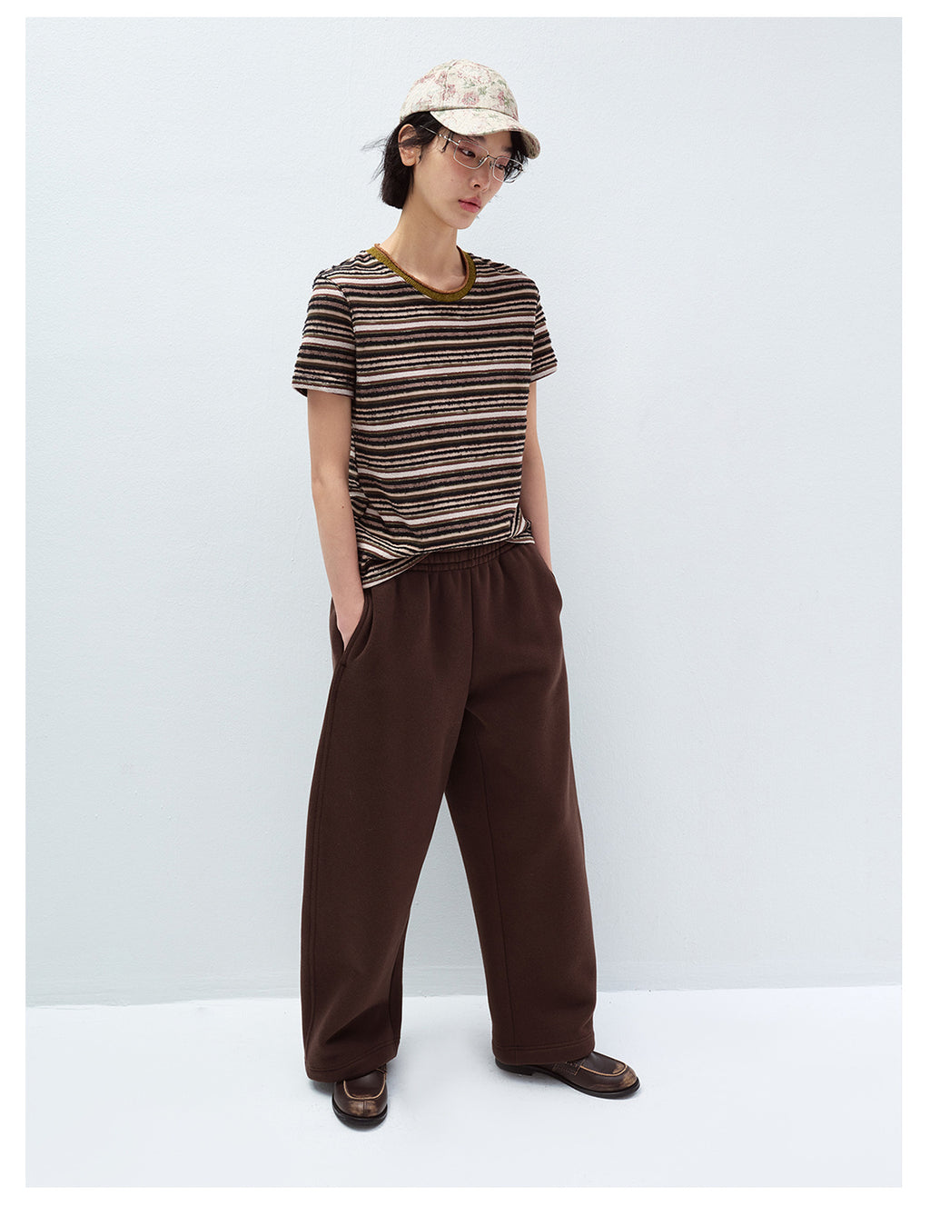 Thick Fleece Elastic Waist Sweatpants