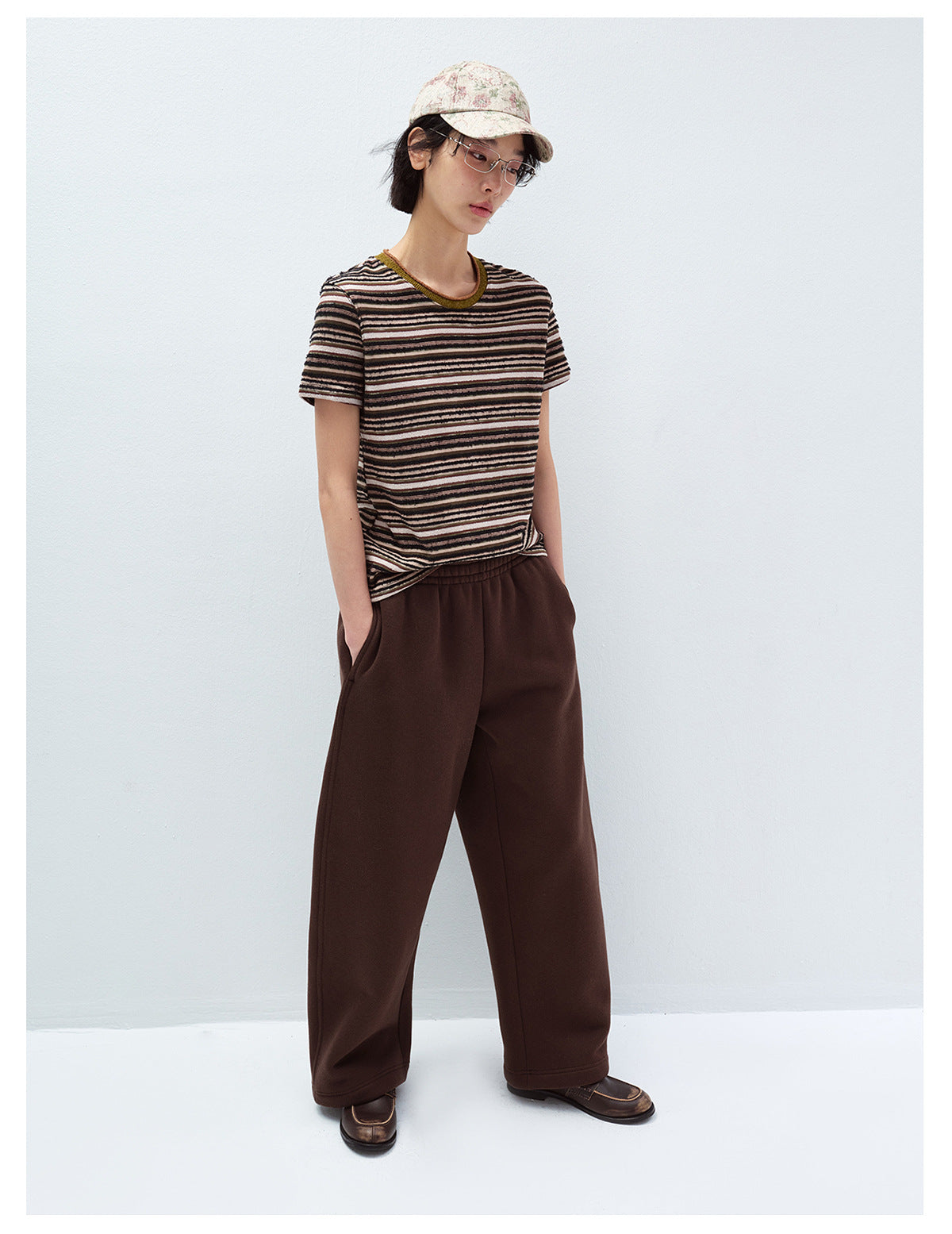 Thick Fleece Elastic Waist Sweatpants