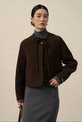 Alpaca Wool Camel Hair Short Jacket