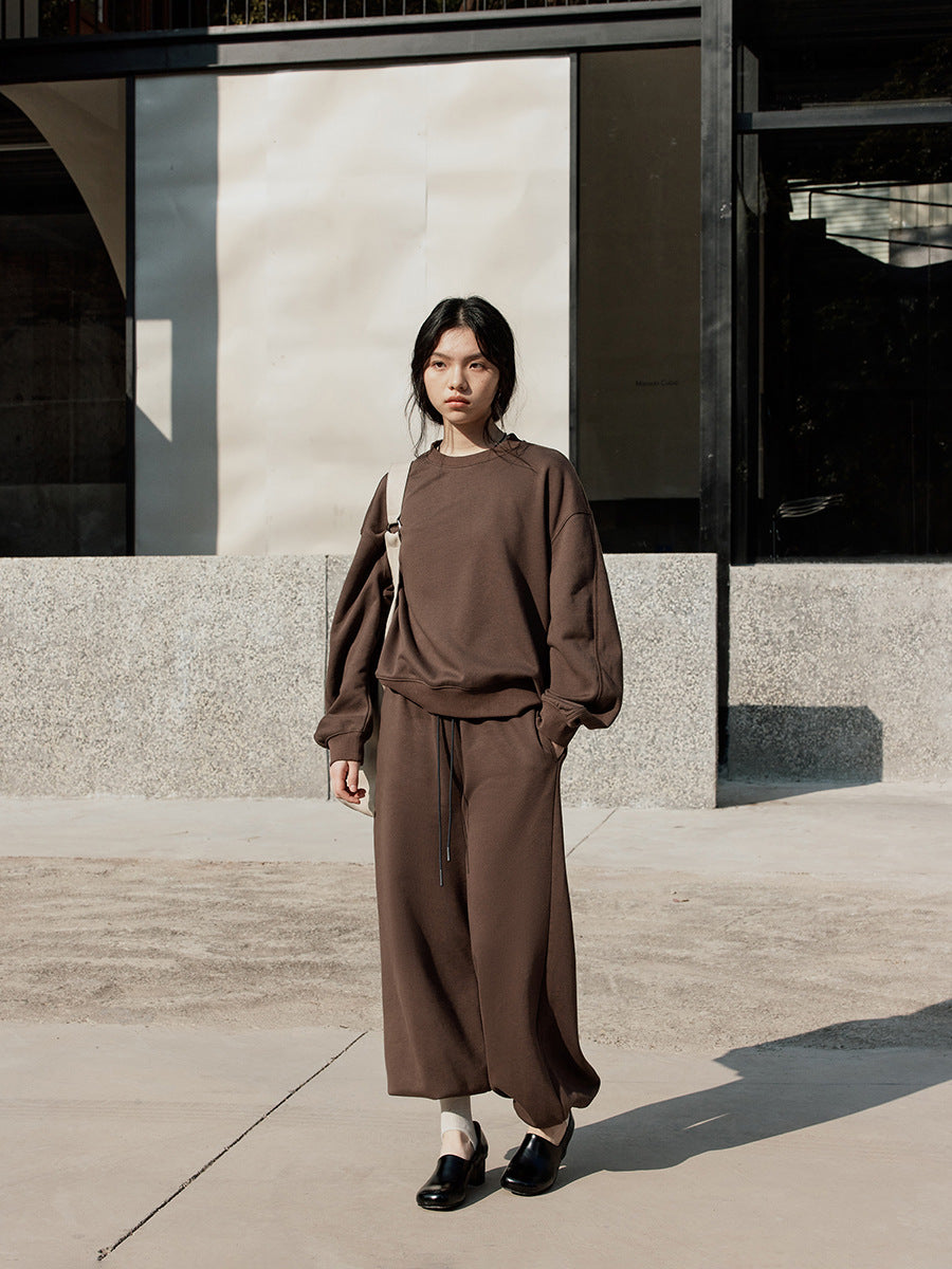 Relaxed Straight-Leg Sweatpants