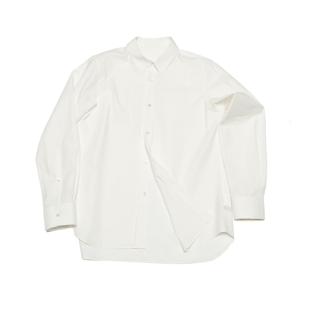 Single-breasted Long-sleeve Pure Cotton Shirt