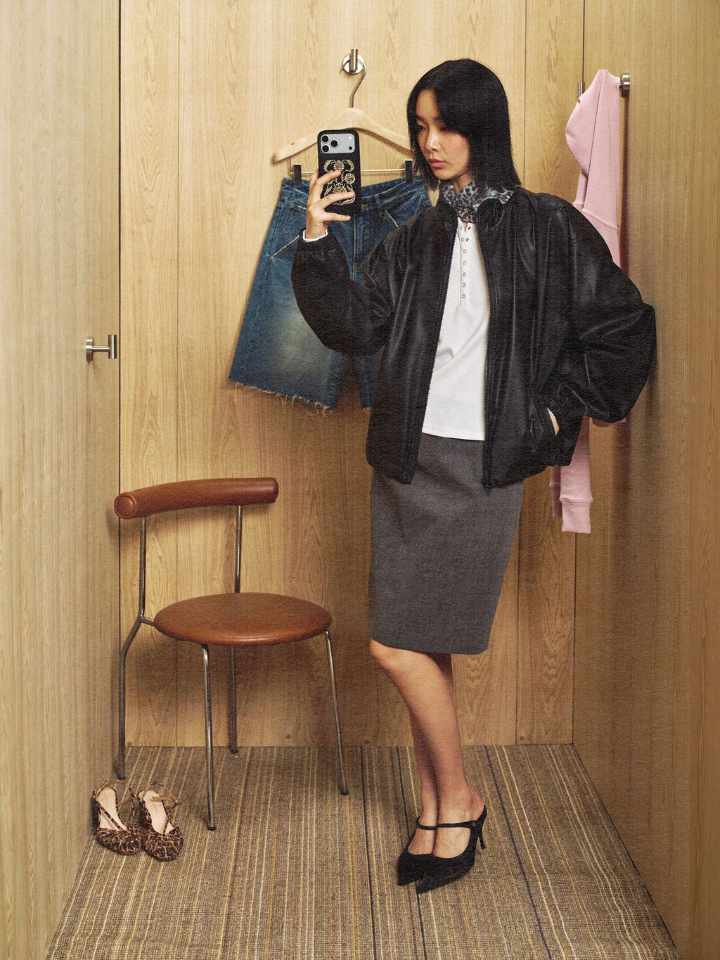 Lightweight Stylish Faux Leather Jacket