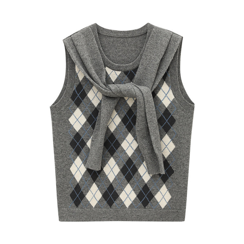 Heritage Argyle Australian Wool Sleeveless Vest