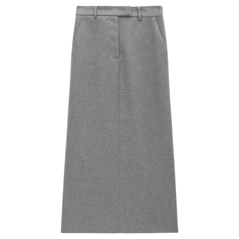 Smooth Hepburn Straight Maxi Skirt