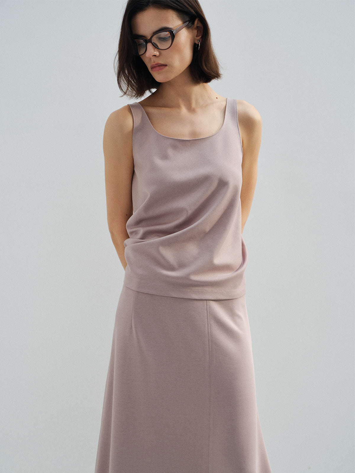 Soft and Breathable Modal Square Neck Tank Top