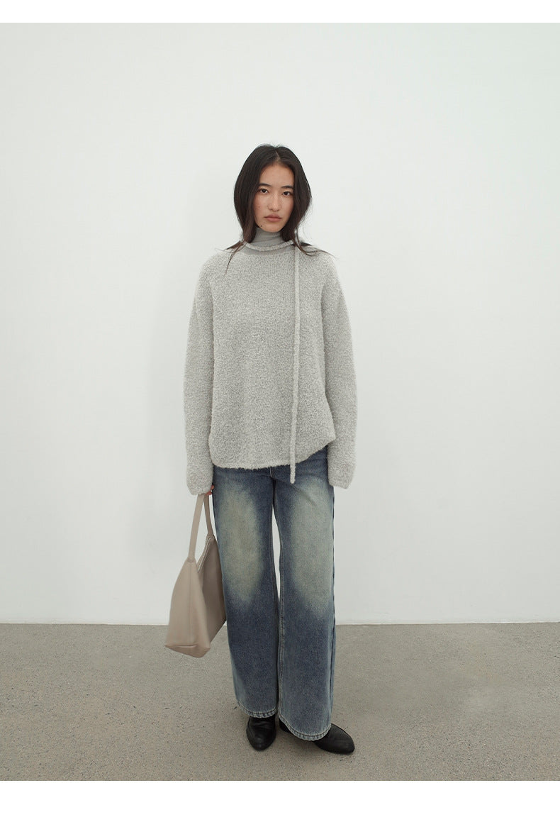 Washed High-Waist Supermodel Flared Jeans