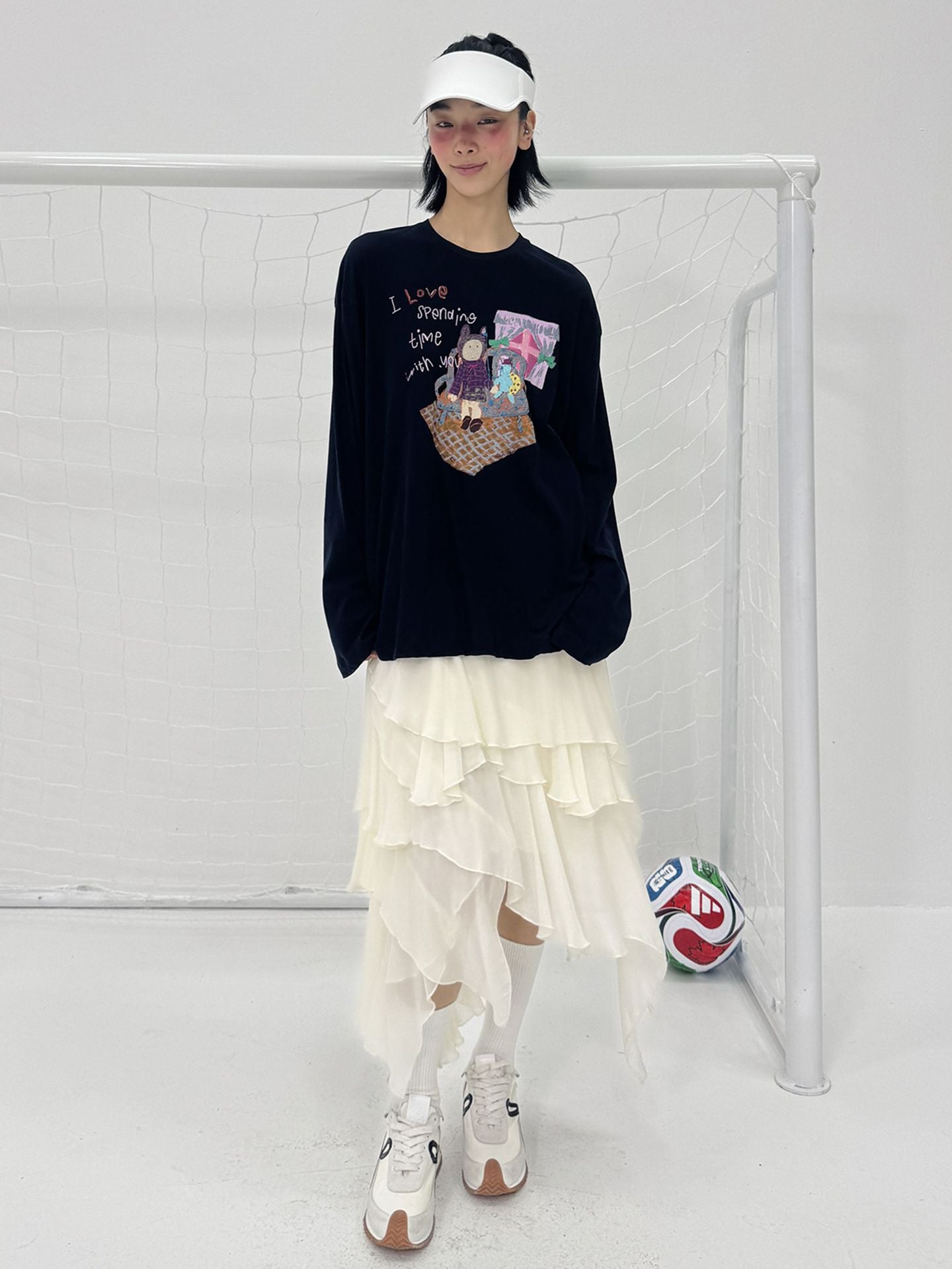 Asymmetrical Fashionista Midi Skirt