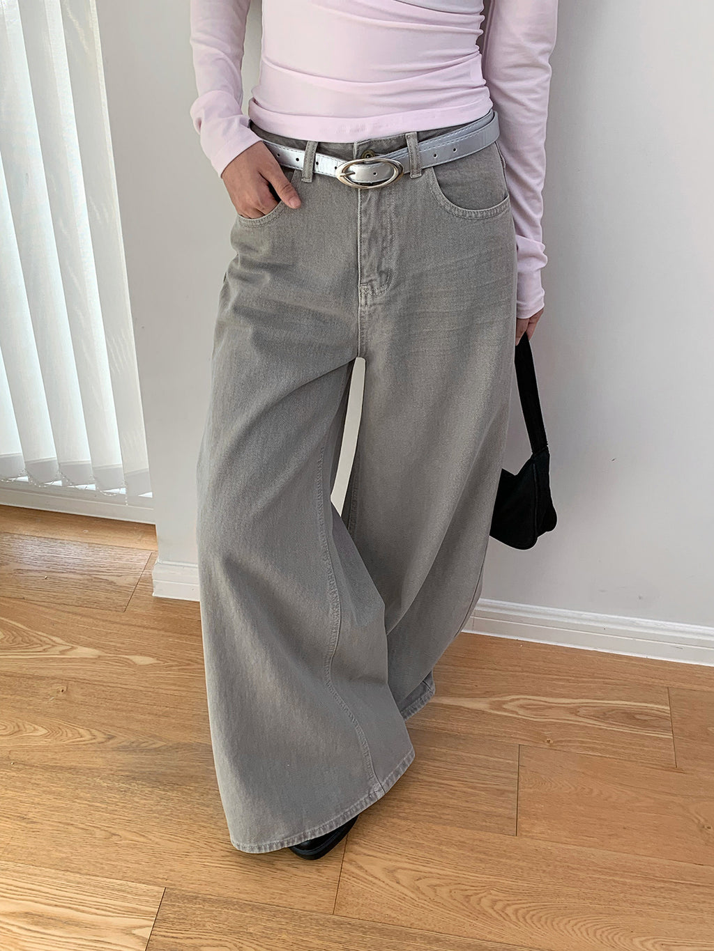Wide-leg Baggy Casual Jeans