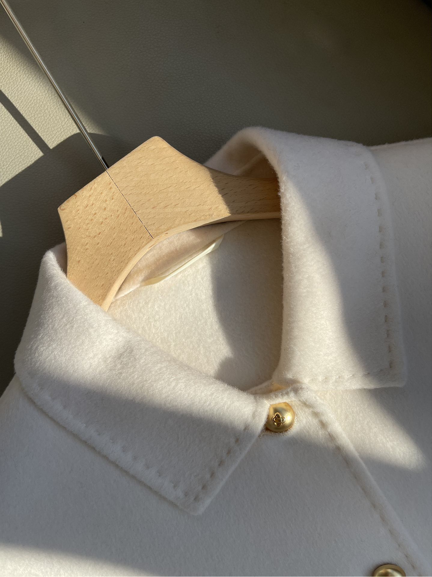 Double-sided Cashmere & Wool Short Coat