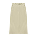 High-Rise Tailored Straight Midi Skirt
