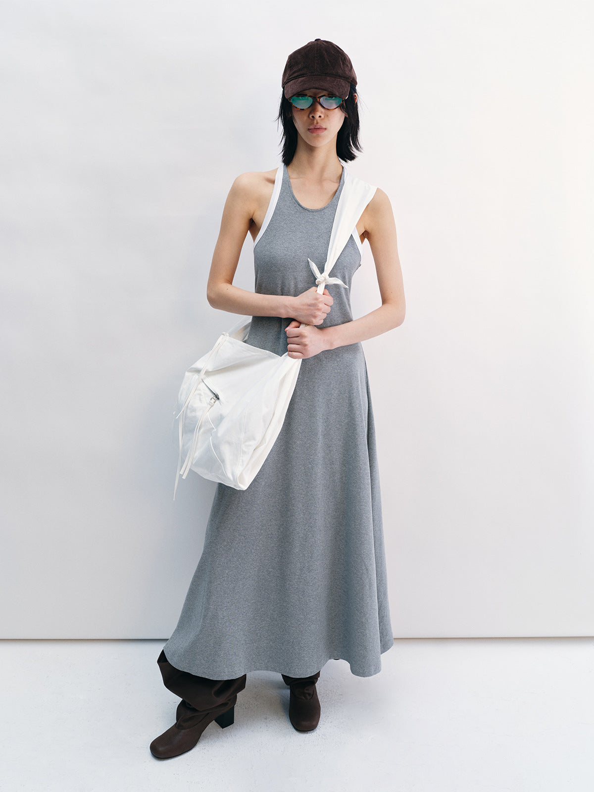 Crossbody Asymmetrical Zipper Shoulder Tote Bag