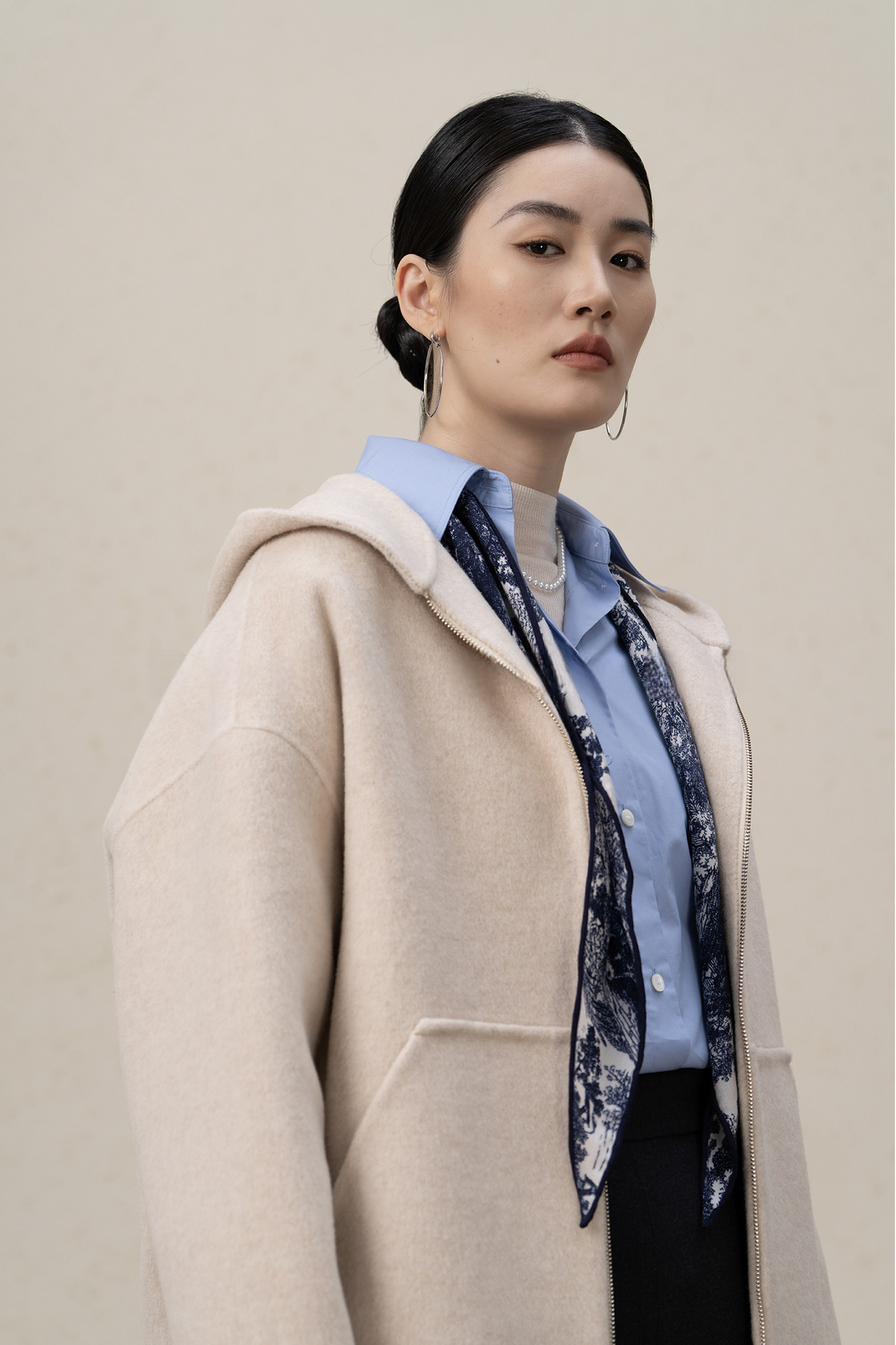 Ffluffy And Soft Wool Cashmere Double-sided Coat