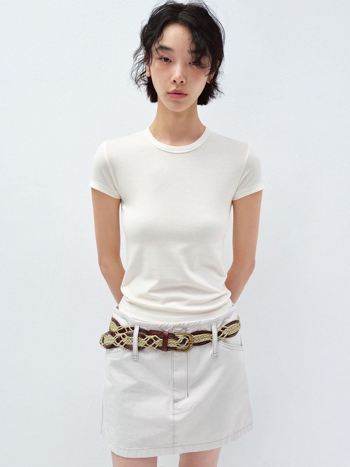 Crew Neck Slim T-shirt