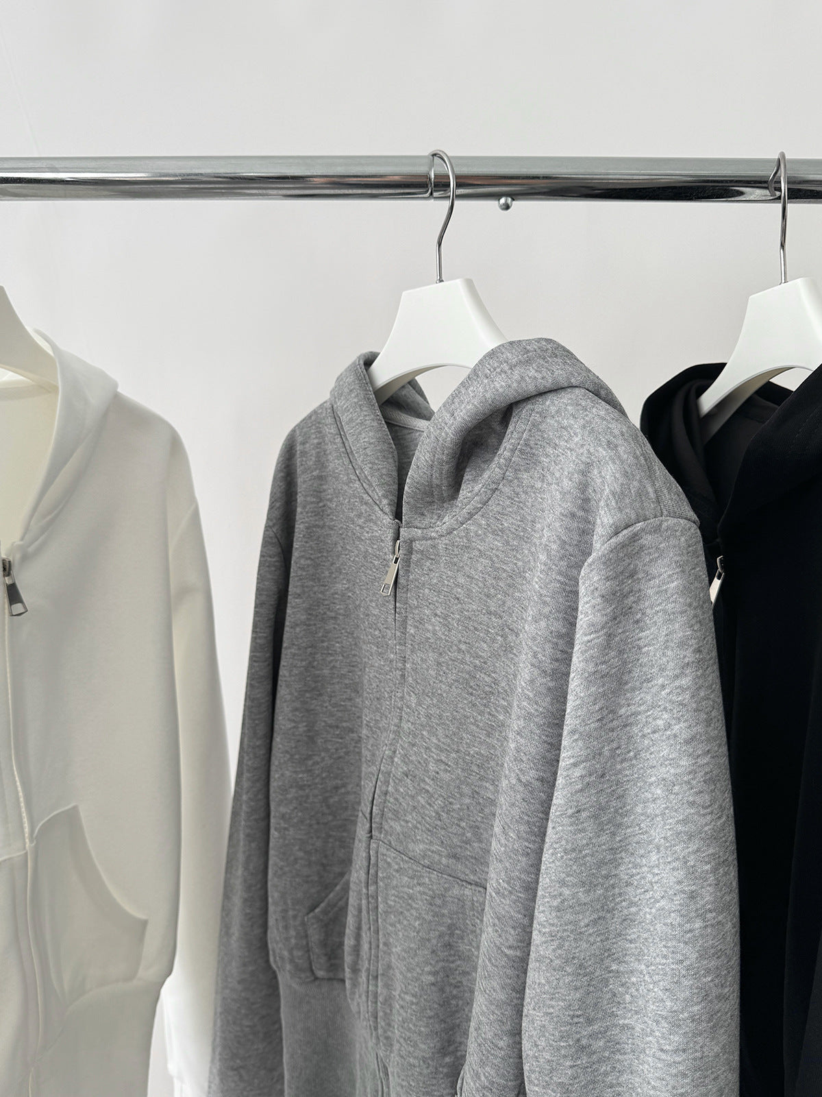 Soft Fleece Zip-Up Hoodie