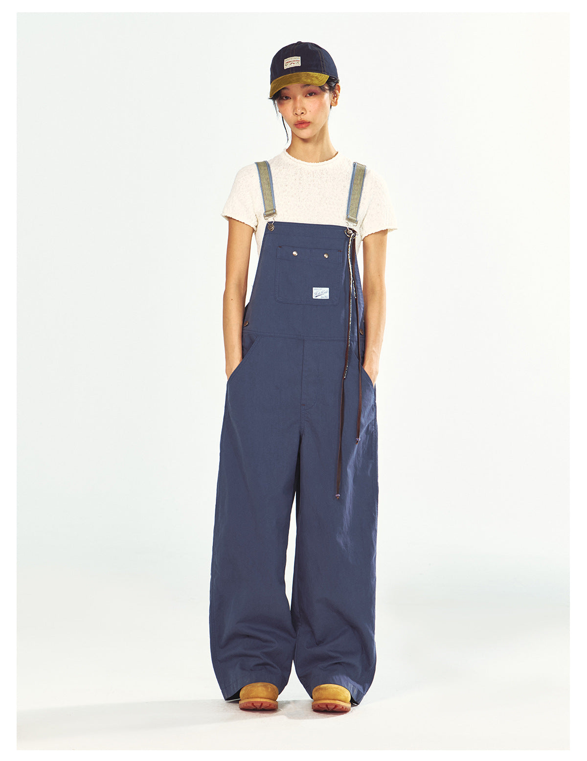 Textured Cotton Half-turtleneck Short-sleeve Knit t-Shirt