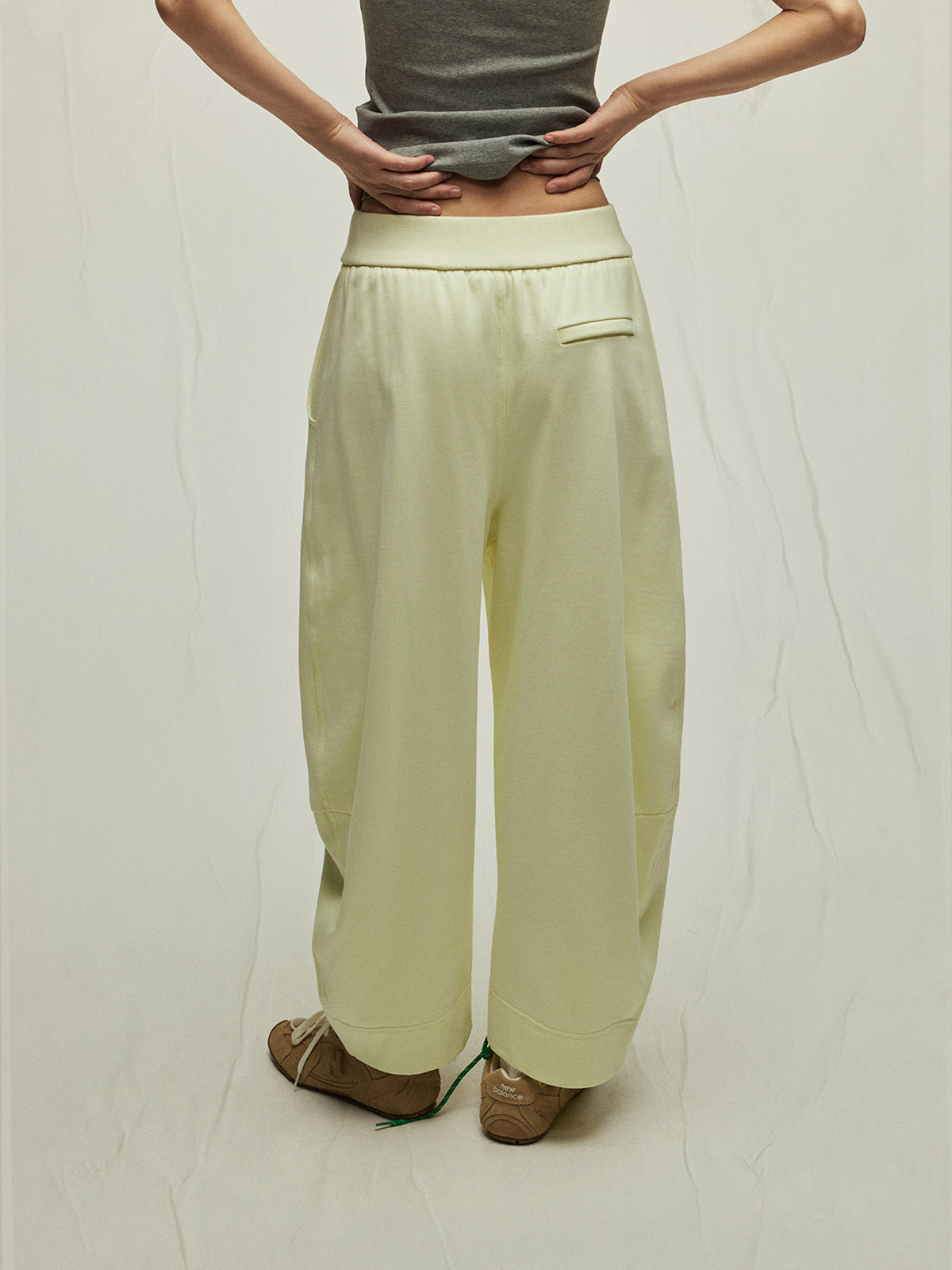 Comfortable Baggy Low-Rise Cotton Sweatpants