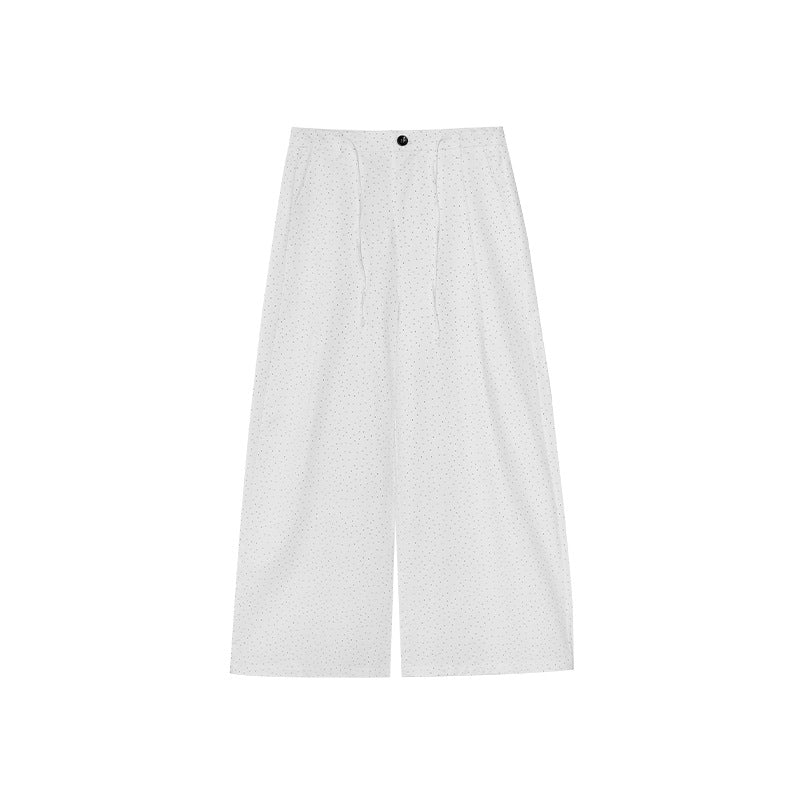 Versatile Cotton Wide-leg Pants
