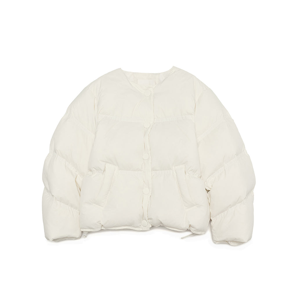 Cloud Puff Round-Neck Down Puffer Jacket