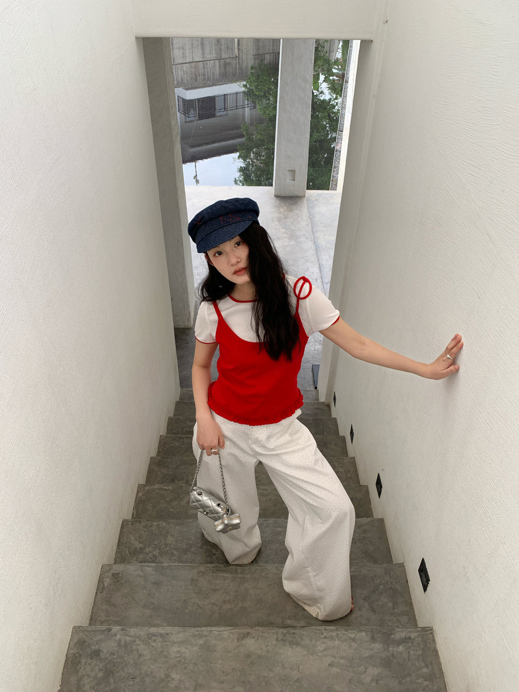 Versatile Cotton Wide-leg Pants