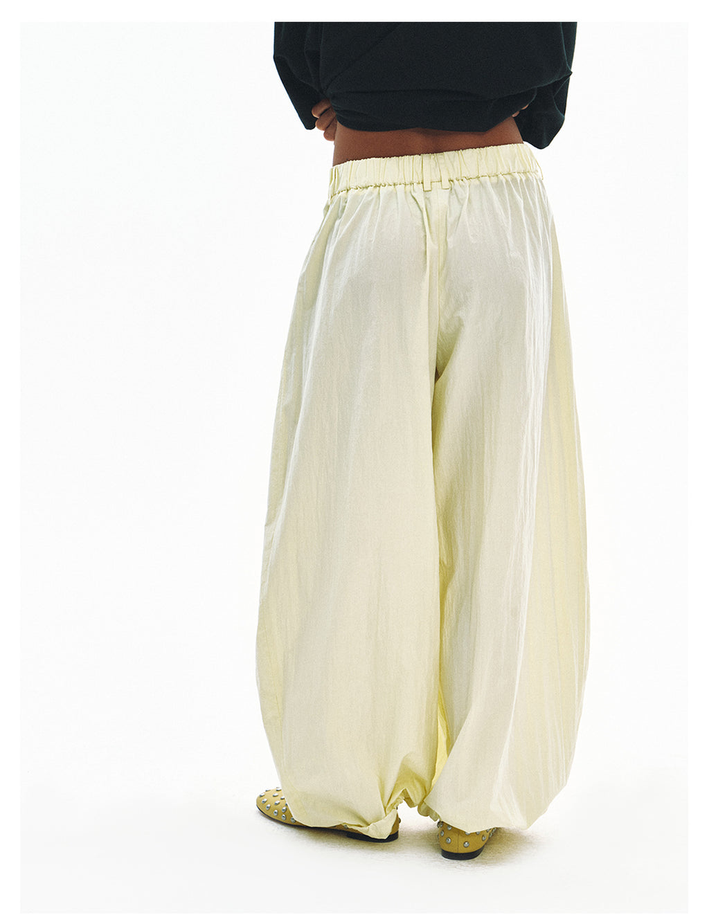 Super Baggy High-Waisted Parachute Pants