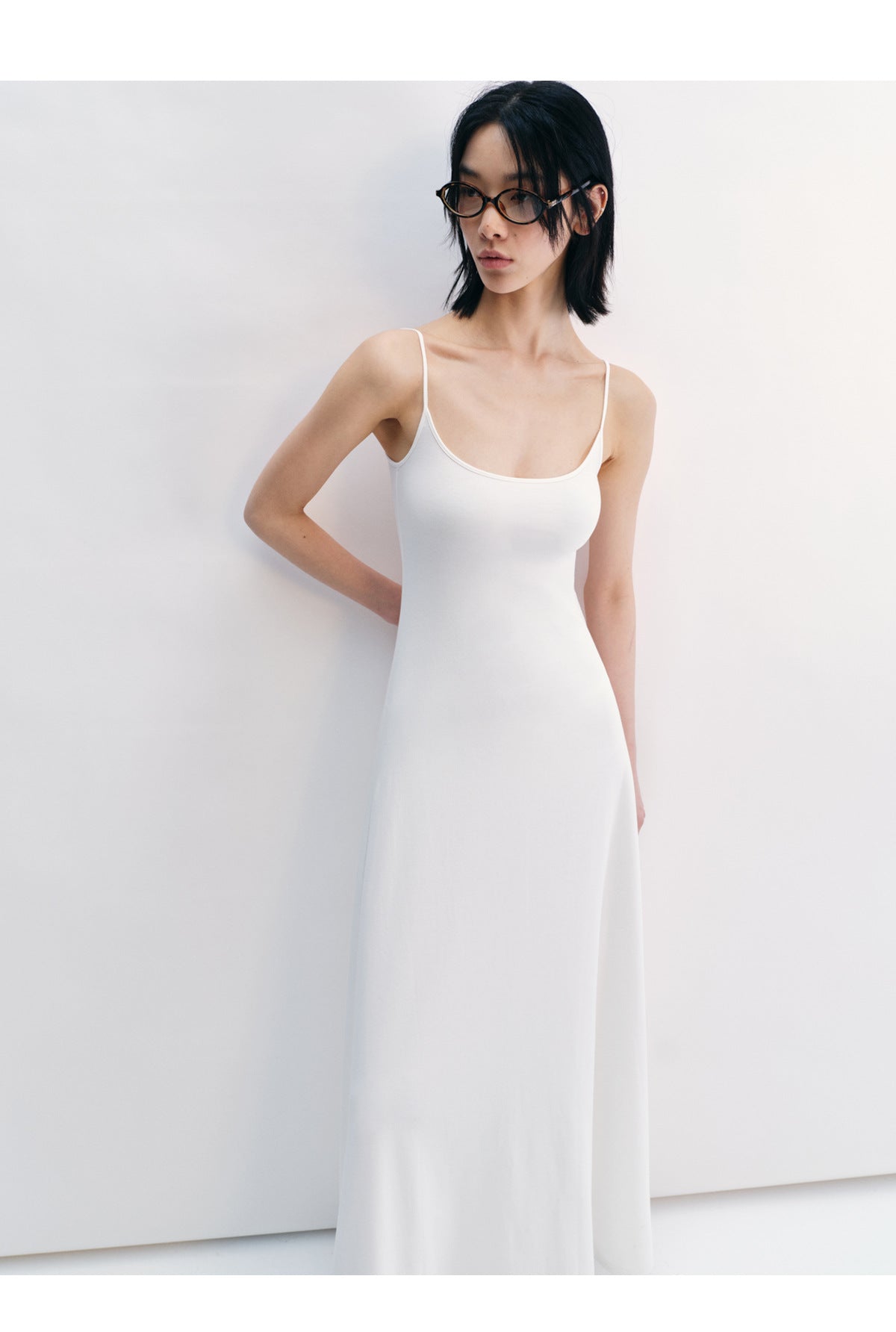 Casual Square Neck Cami Dress