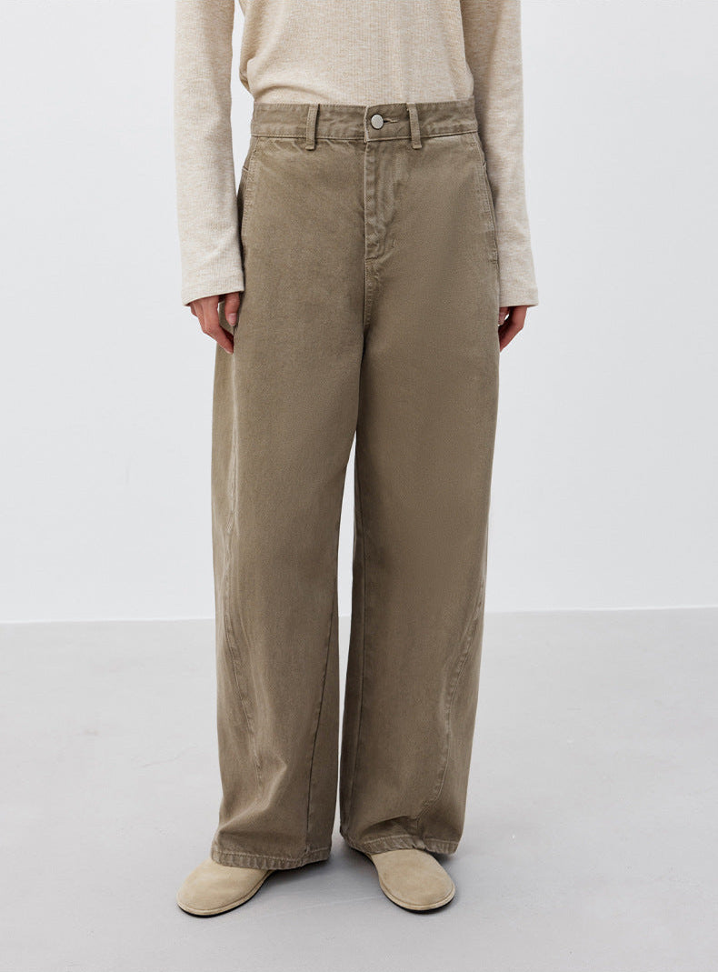 Relaxed Straight Leg Jeans